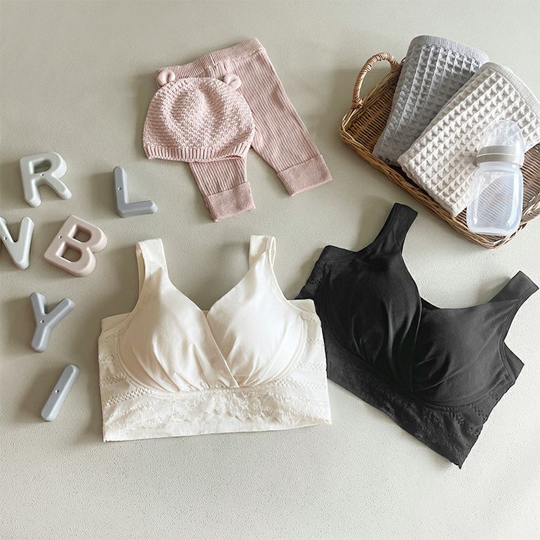 Criss-Cross Wireless Maternity Bra
