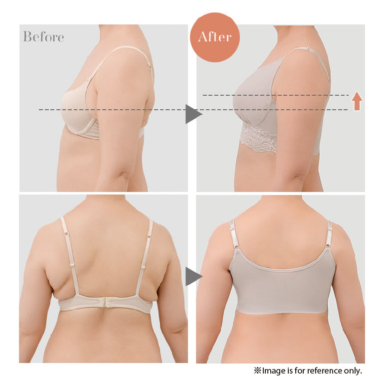 Cotton Blend Stretch Heart Cup Bra 25