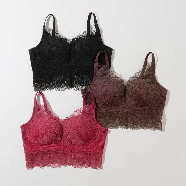 Soft Lacy Wireless Shaping Bra 26A1