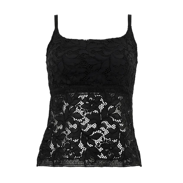 Lacy Bra Camisole 26S1 | 2-in-1 Wireless Bra Cami | Bradelis New York