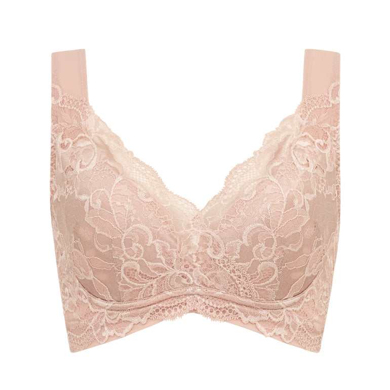 Full Coverage Lacy Wireless Bra 24