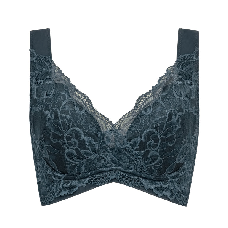 Full Coverage Lacy Wireless Bra 24