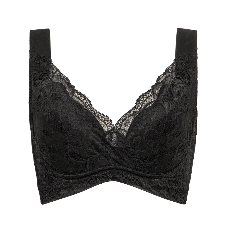 Full Coverage Lacy Wireless Bra 24