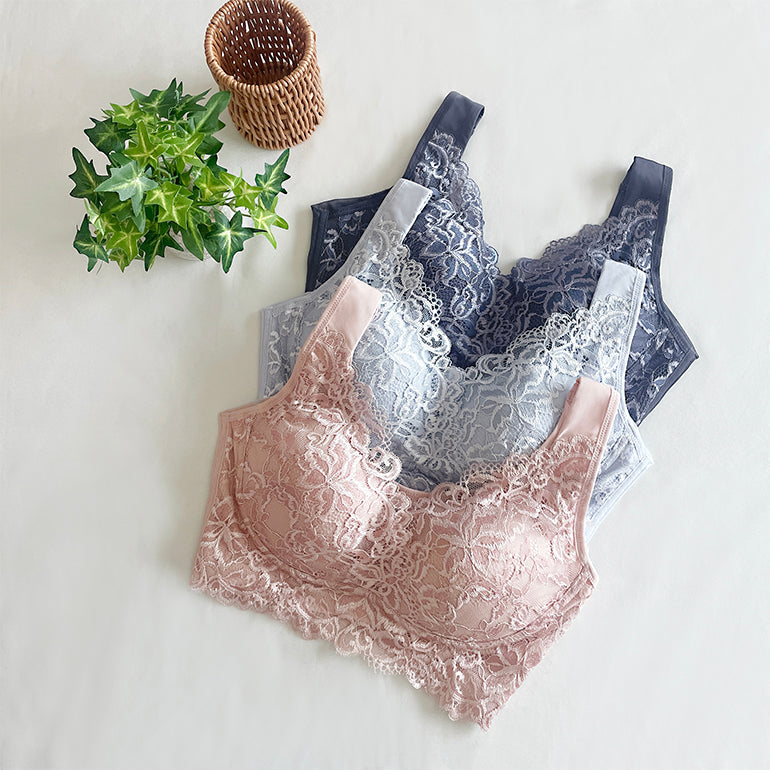 Beautiful Lace Wireless Shaping Bra 25