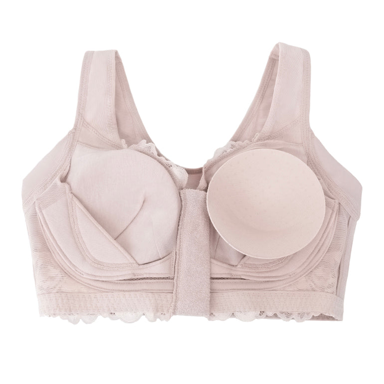 Slimming Zip Front Wireless Bra 25