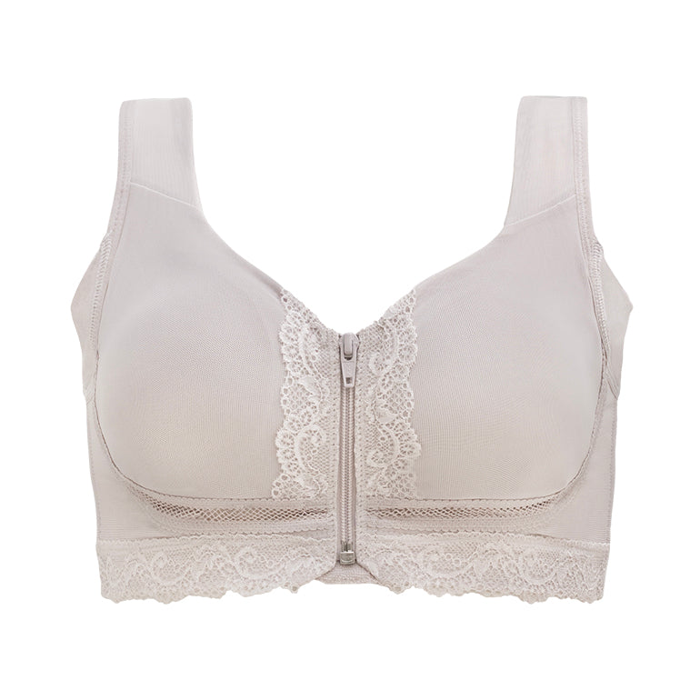 Lace Bras That Zip Up The Front Smooth Zip Front Wireless Bra 25