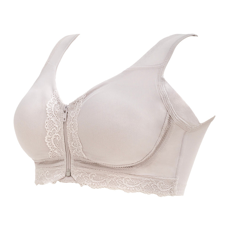 Smooth Zip Front Wireless Bra 25