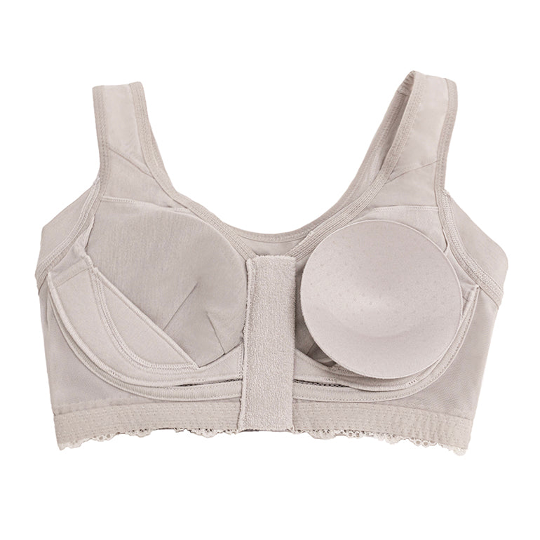 Smooth Zip Front Wireless Bra 25