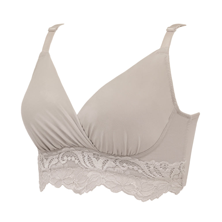 Cotton Blend Stretch Heart Cup Bra 25