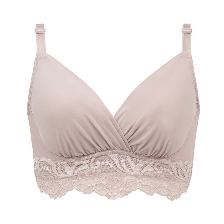 Cotton Blend Stretch Heart Cup Bra 25