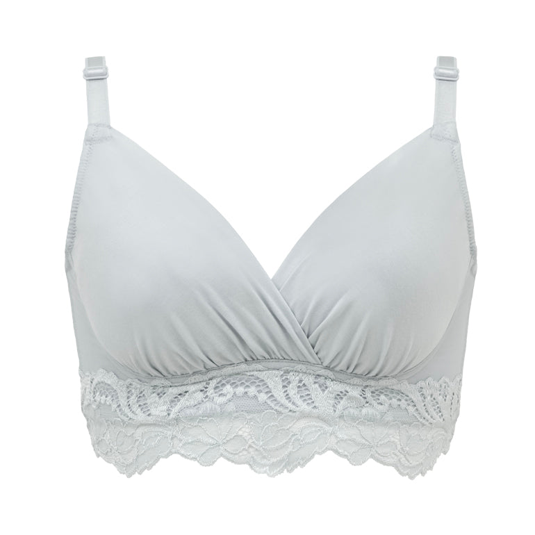 Cotton Blend Stretch Heart Cup Bra 25