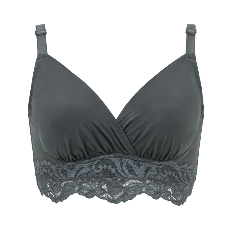 Cotton Blend Stretch Heart Cup Bra 25