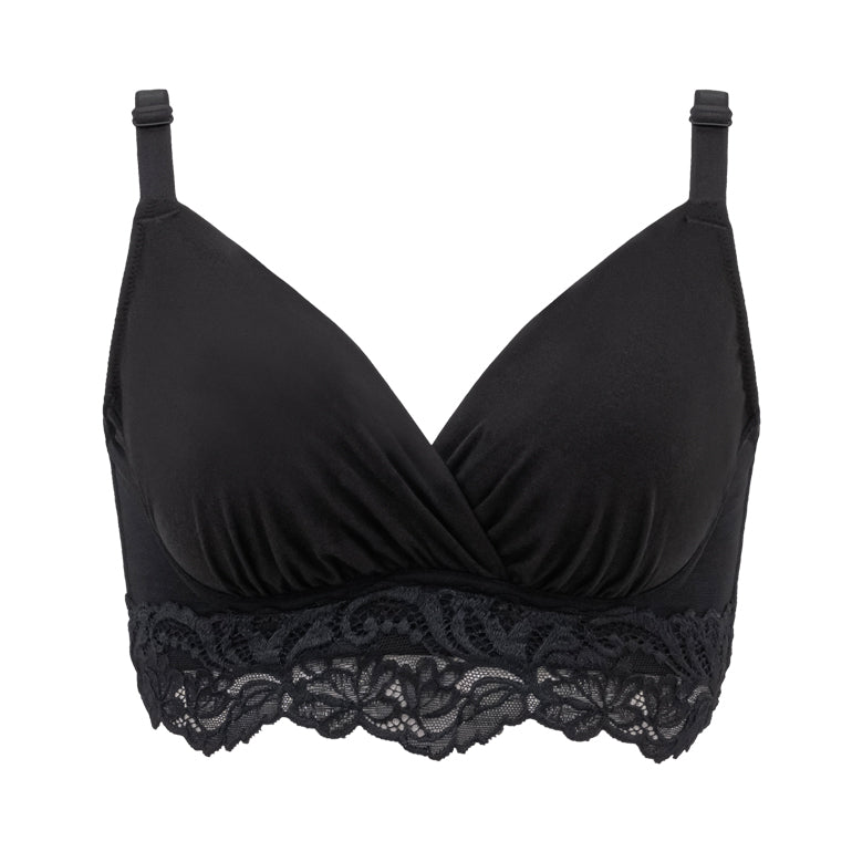 Cotton Blend Stretch Heart Cup Bra 25