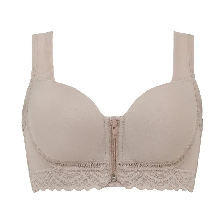 Simple Smooth Front-Zip Shaping Bra 26