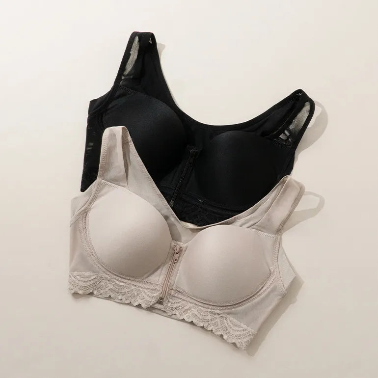 Simple Smooth Front-Zip Shaping Bra 26