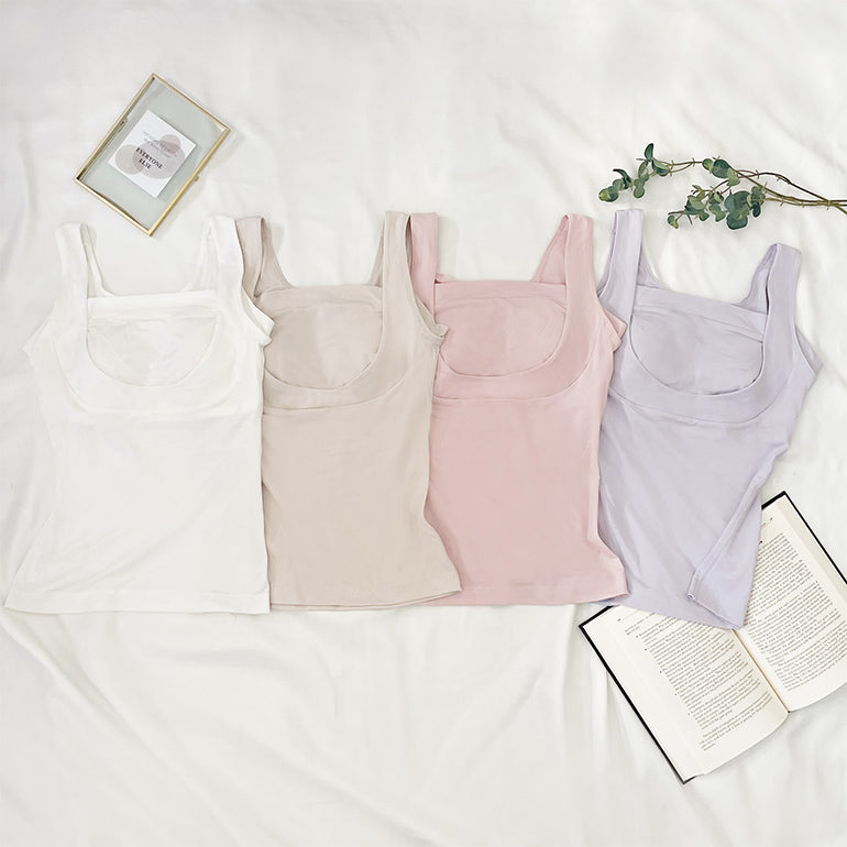 Cotton-Blended Bra Camisole 23