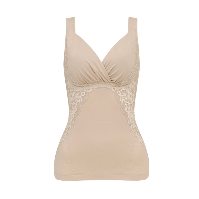 Cotton Wireless Lace Bra Camisole 24