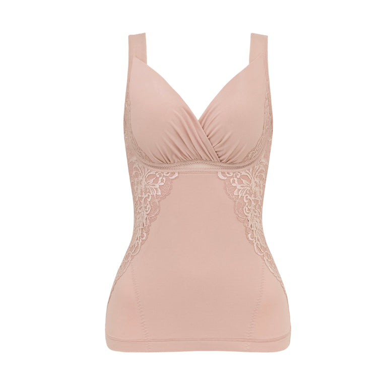 Cotton Wireless Lace Bra Camisole 24