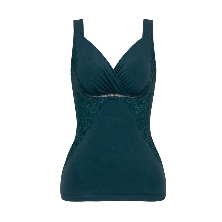 Cotton Wireless Lace Bra Camisole 24