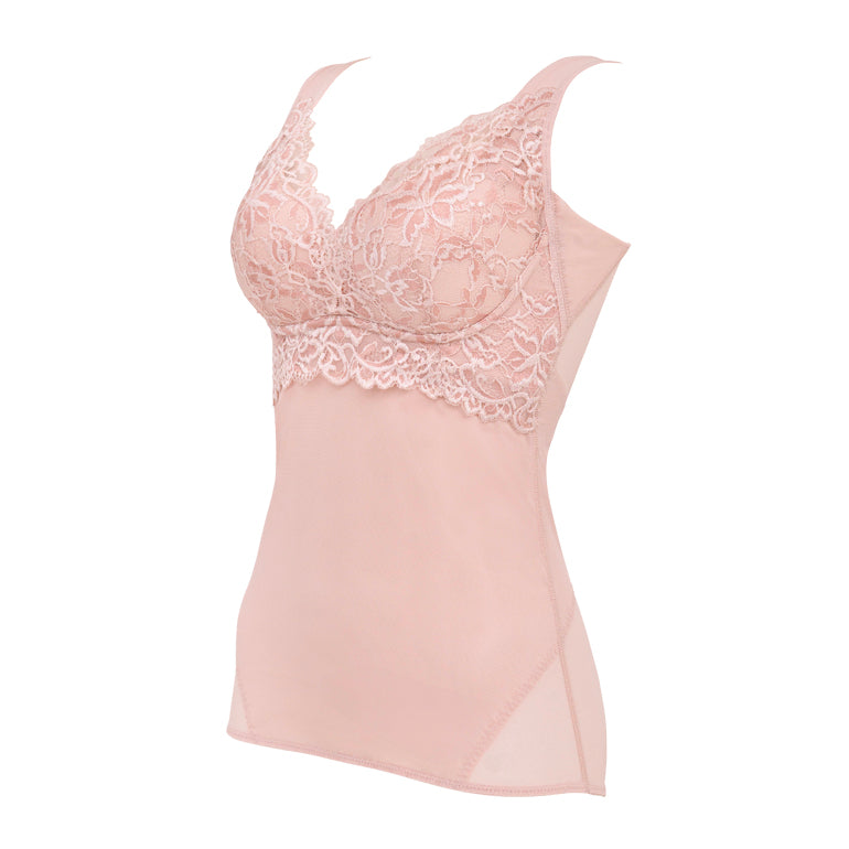 Beautiful Lace Shaping Bra Camisole 25