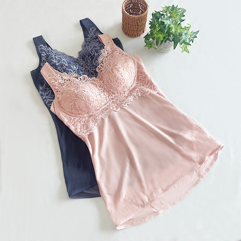 Beautiful Lace Shaping Bra Camisole 25