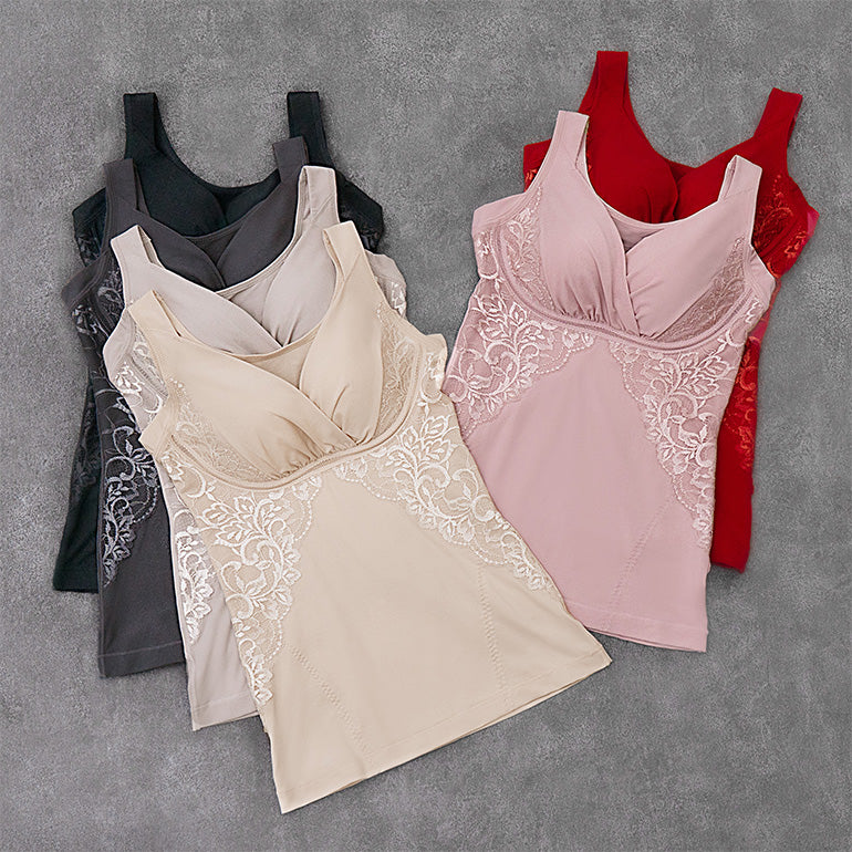 Cotton Wireless Lace Bra Camisole 25