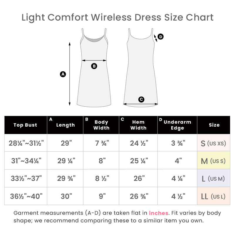 Light Comfort Wireless Dress