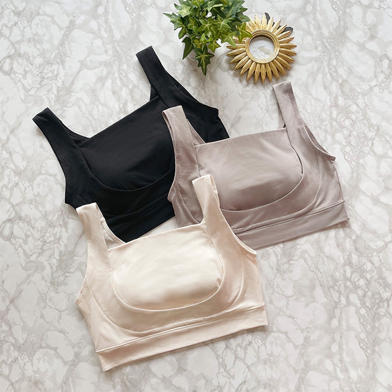 Friendly Squareneck Support Wireless Bra