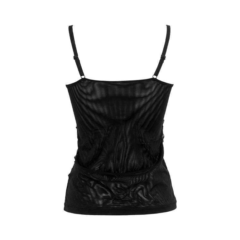 Sheer Tulle Bustier Bra Camisole