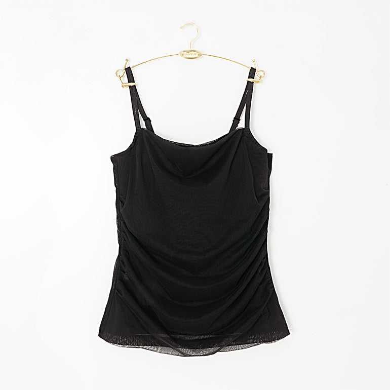 Sheer Tulle Bustier Bra Camisole