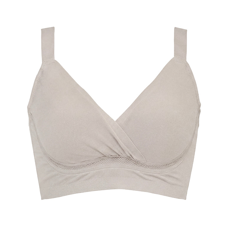 Shoulder-Friendly Cotton Wireless Bra