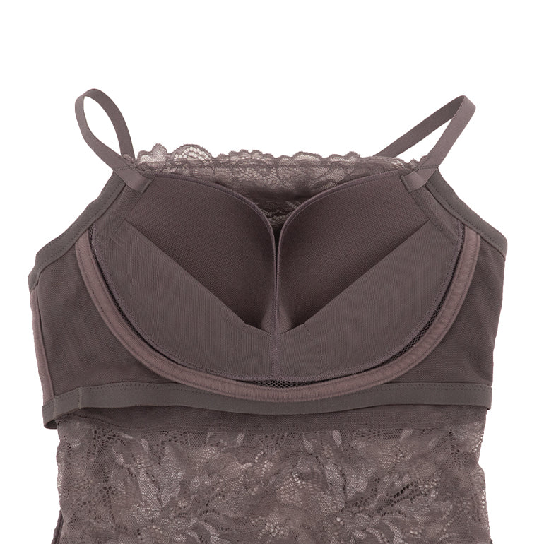 Comfort Lacy Cropped Bra Camisole