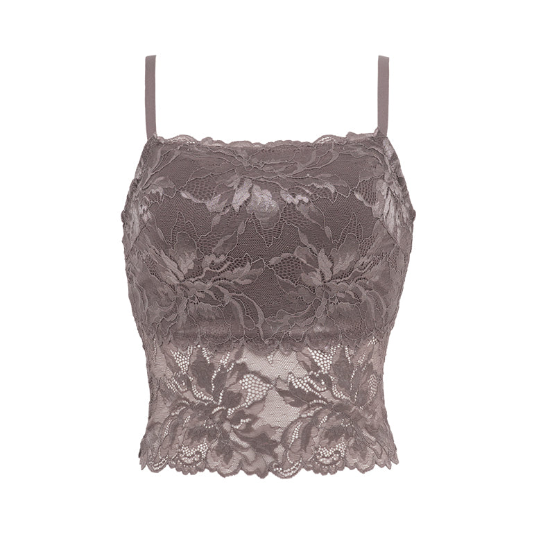 Comfort Lacy Cropped Bra Camisole