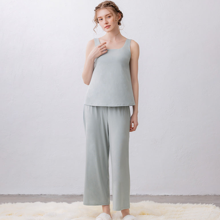 Organic Cotton Blend Airy Leggings 26