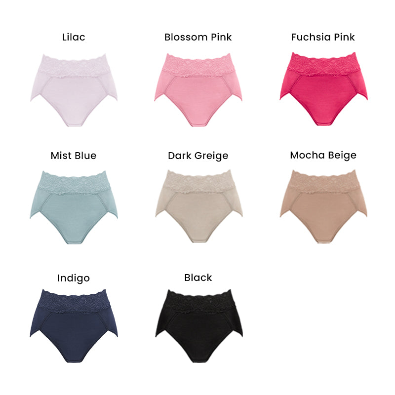 Lace High-Waist French-Cut Shaping Panty