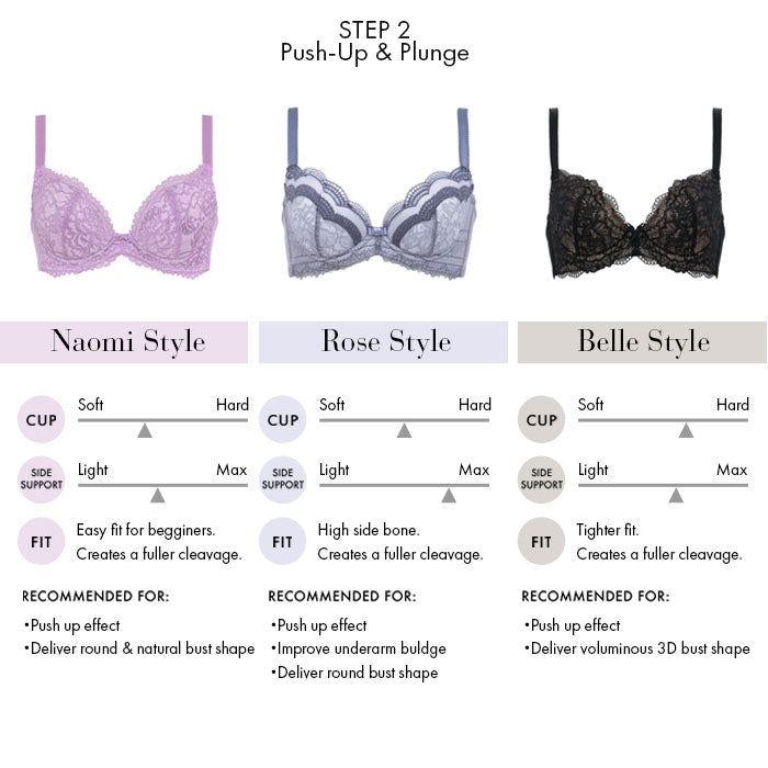 Belle Push-Up Plunge Bra 23A1