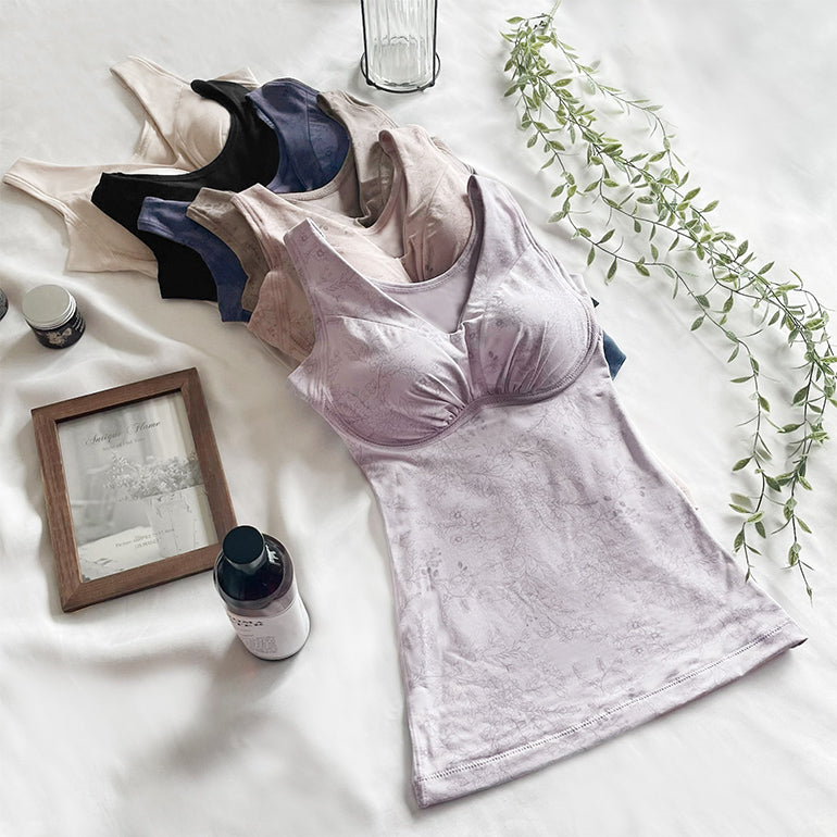 Yukine Comfort Cotton Bra Camisole 23