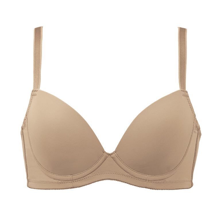 AISILIN Women's Front Closure Plus Size Seamless Unlined Underwire T-Shirt  Bra Beige 40C : : Clothing, Shoes & Accessories