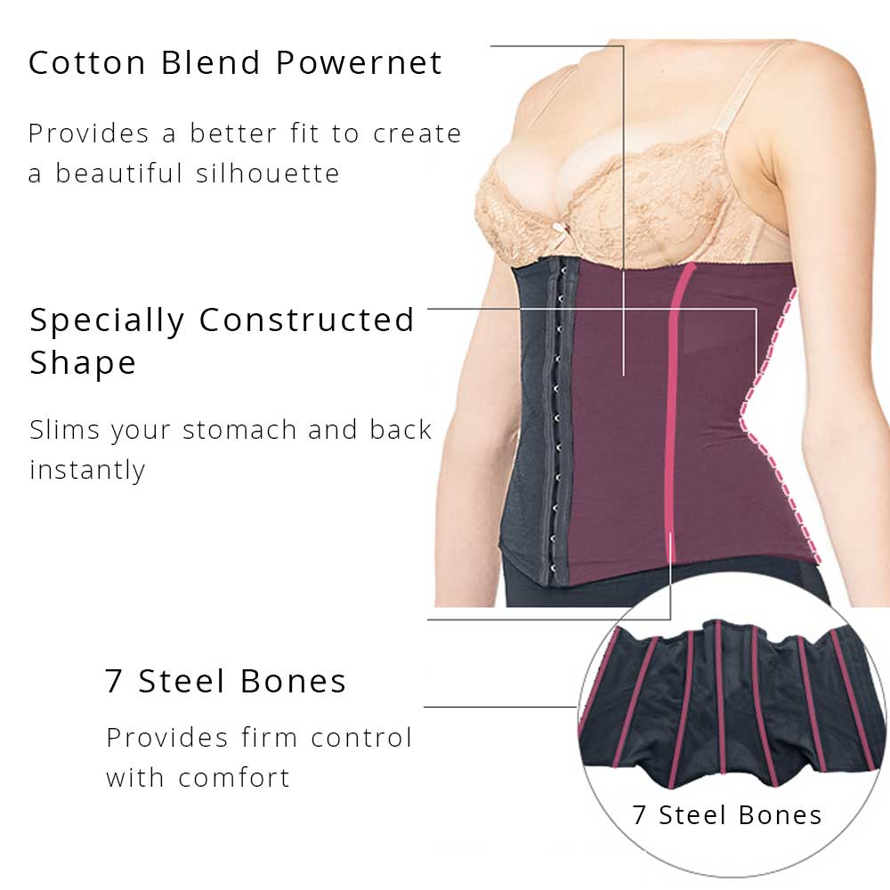 Cotton-Blended Waist Cincher