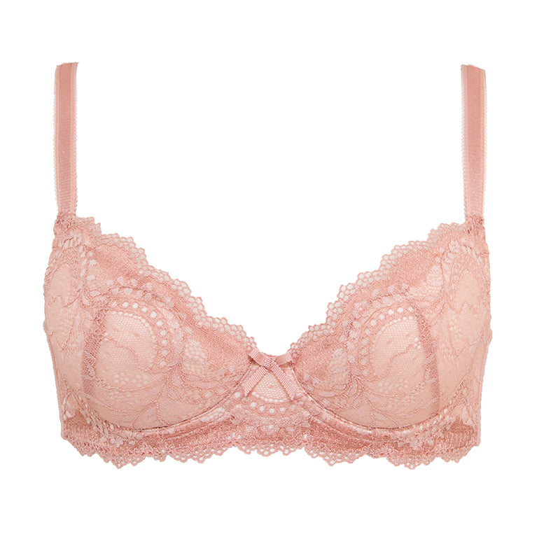 The classic bra with flexible underwiring, fitting and all in lace Size 75f