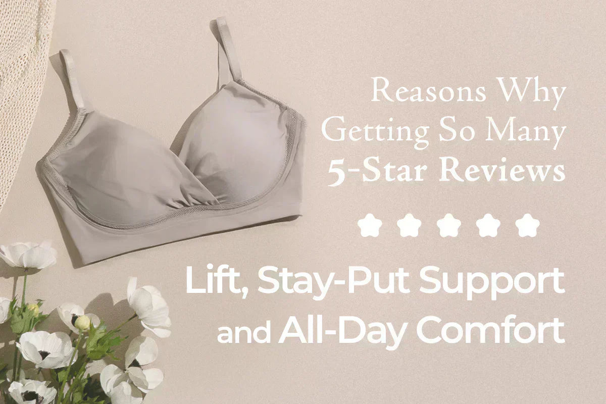 Reasons Why Getting So Many 5-Star Reviews: Lift, Stay-Put Support, and All-Day Comfort