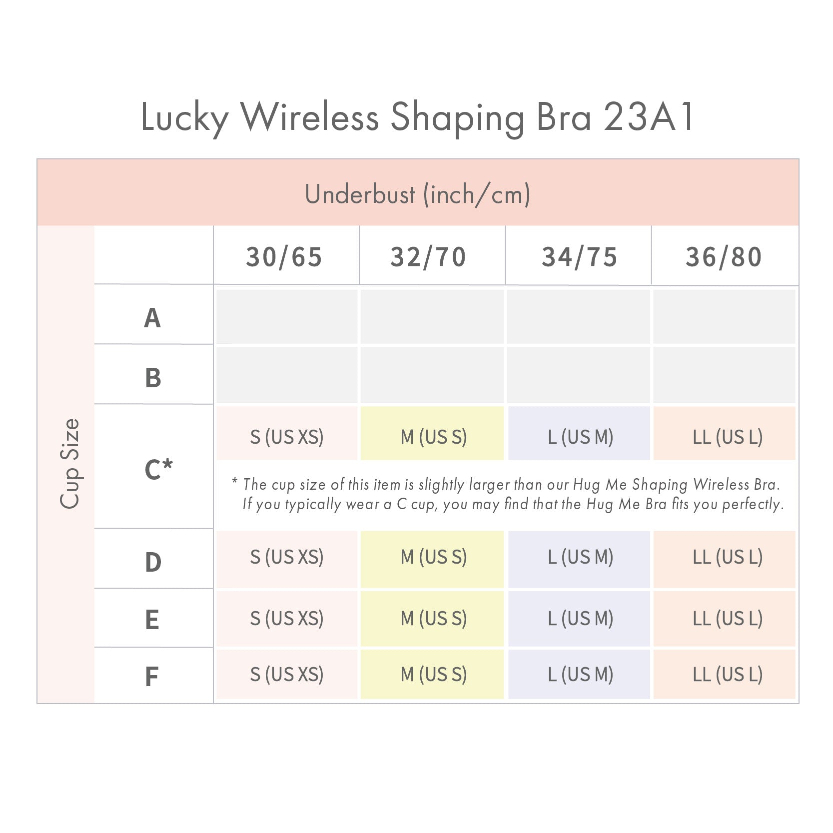 Lucky Wireless Shaping Bra 23A1