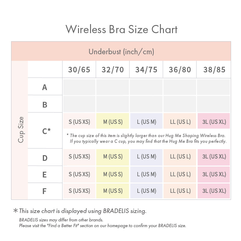 Seamless Push-Up Wireless Shaping Bra