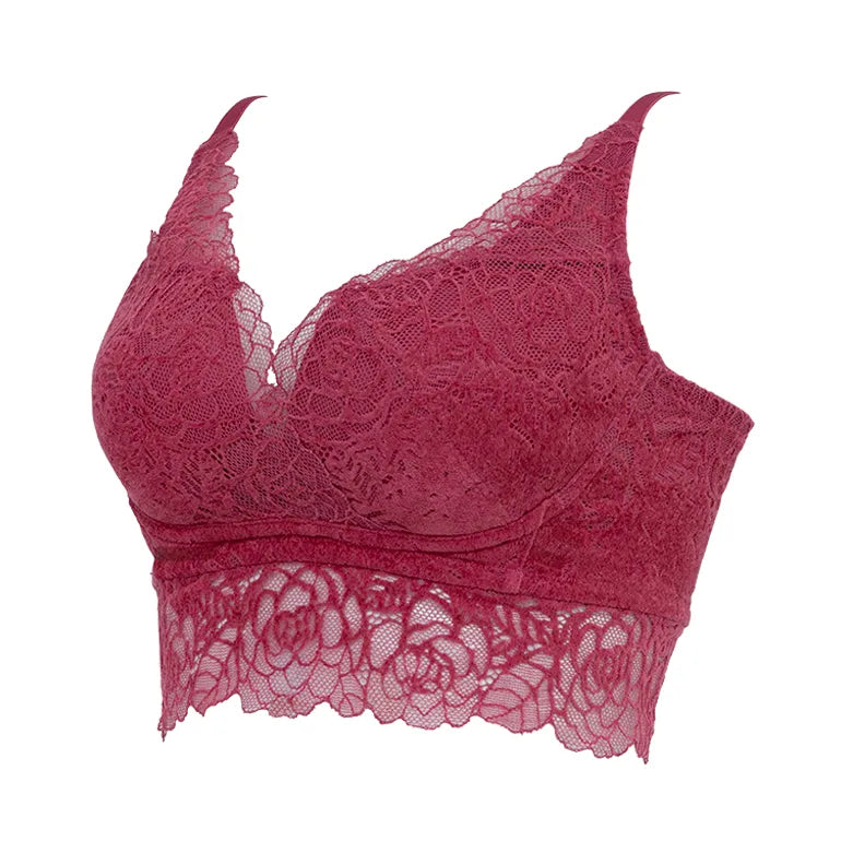 Soft Lacy Wireless Shaping Bra 26A1
