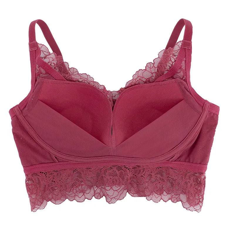 Soft Lacy Wireless Shaping Bra 26A1
