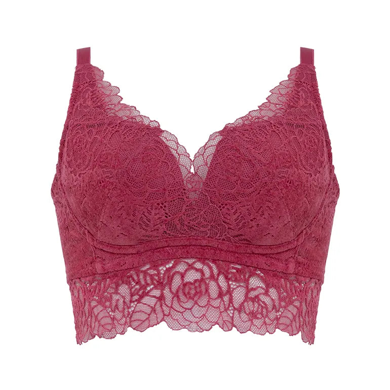 Soft Lacy Wireless Shaping Bra 26A1