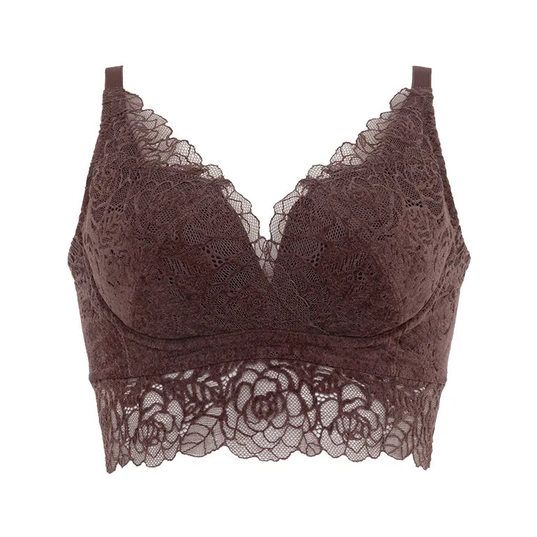 Soft Lacy Wireless Shaping Bra 26A1