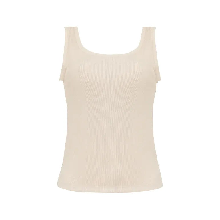 Ribbed Shaping Bra Tank Top