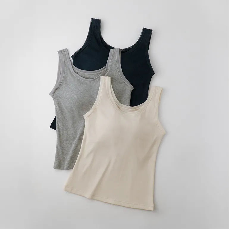 Ribbed Shaping Bra Tank Top
