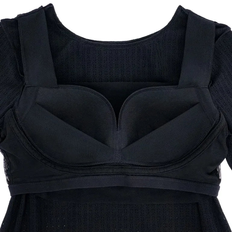 Lacy Long Sleeve Bra Top
